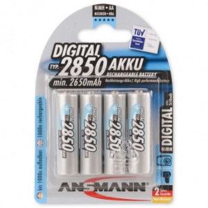 Батарейки аккумуляторы "AAA" 2850мАч 4шт